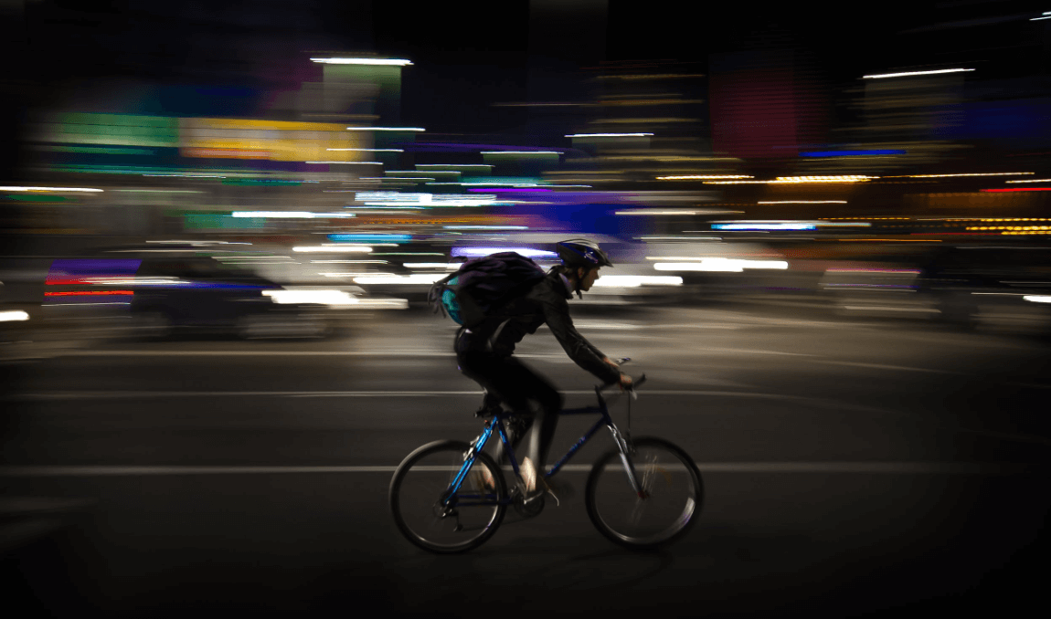bike at night